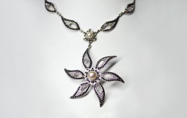 Kolekce EXTRAVAGANT - náhrdelník CABRHA diamonds STARFISH