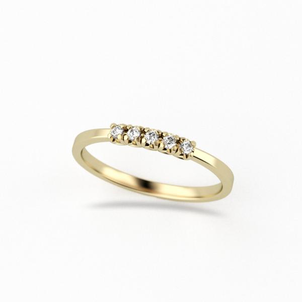 Kolekce SIMPLY ELEGANT - prsten CABRHA diamonds CARMEN