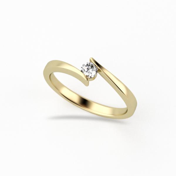 Kolekce SPECIAL DAY - snubní prsten CABRHA diamonds I DO